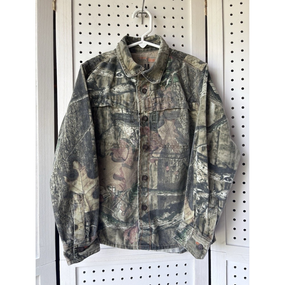 RedHead Silent Hide Camo Long Sleeve Button Down Shirt Kids Size M 6-7? Hunting‎